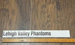 Lehigh Valley Phantoms AHL Issued Pro Stock Locker Room Standings Nameplate 1 - Picture 1 of 3