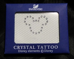 Swarovski Crystal Disney Mickey Mouse Tattoo Body Art Jewelry, New-Old Stock - Picture 1 of 2