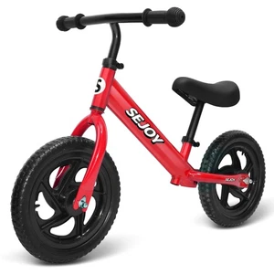 Kids Balance Bike Toddler Training Bicycle For 3-6 Boys Girls 12inch Red NEW - Picture 1 of 8