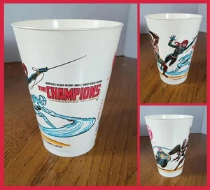 THE CHAMPIONS ~ Marvel Superheroes ~ Plastik Slurpee Cup - Bild 1 von 4