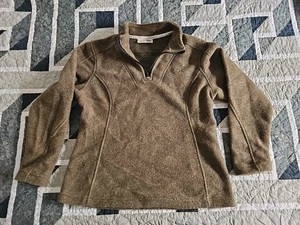 Stormy Kromer braune 1/4-Reißverschluss Jacke Pullover Wollmischung Gr. Large USA (E8) - Bild 1 von 11