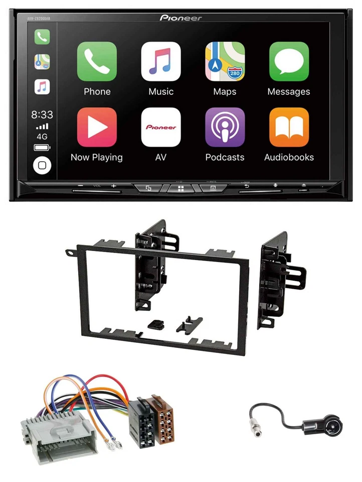 Pioneer 2DIN MP3 USB DAB DVD Bluetooth Autoradio für Chevrolet Avalanche Blazer - Bild 1 von 4