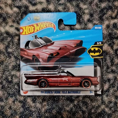 2025 HOT WHEELS MAINLINE CASE P TV SERIES BATMOBILE SHORT CARD - Image 1 of 4
