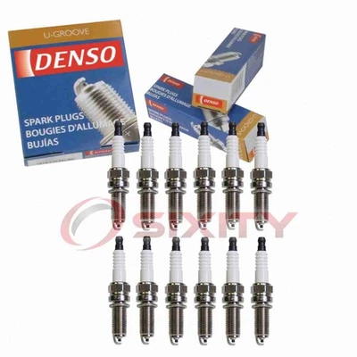 12 bujías Denso estándar ranura en U para BMW 760Li 2015 6,0 L V12 xz Foto 1 de 4