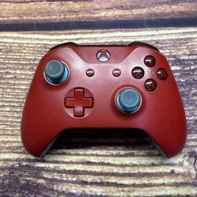 Microsoft Xbox One Wireless Controller Red Gray Buttons - Image 1 of 4