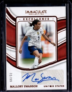 2023-24 Immaculate Collection - Modern Marks Mallory Swanson Bronze Auto /99 - Picture 1 of 2
