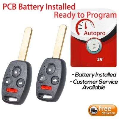 Mando a distancia de reemplazo para Honda CR-V 2007 2008 2009 2010 2011 2012 2013 (2) Foto 1 de 4
