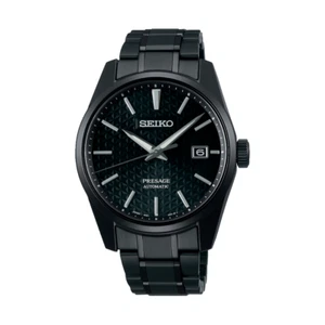 SEIKO Presage SPB229J1 Sharp Edged Black Automatic Stainless Steel Japan Made - Picture 1 of 7