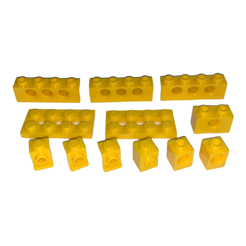 lot of 12 assorted yellow Lego- Technic-as pictured-combined shipping (YEL16) - Image 1 of 1