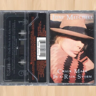 JONI MITCHELL Chalk Mark in a Rain Storm CASSETTE TAPE My Secret Place      0131 - Image 1 of 2