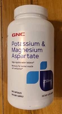 Аспартат калия и магния GNC 240 капсул срок годности: 02/2028 - Изображение 1 из 4