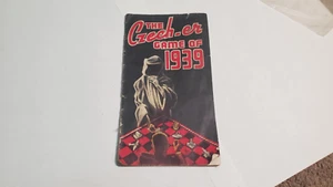 Das tschechische Spiel von 1939 Vorhersagehefte -- 1. Auflage 1938 - Bild 1 von 4