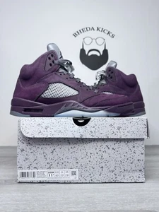 Size 11.5 - Air Jordan 5 Retro SE 2023 Burgundy Preowned DZ4131-600 Authentic - Picture 1 of 10