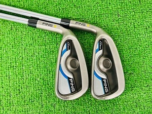 Ping G Max Iron Set 6-9 RH AWT 2.0 Lite Stiff Flex Steel Shaft Yellow Dot G12725 - Picture 1 of 8