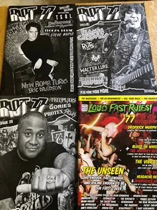 Loud Fast Rules and RIOT 77 Zine Bulk Lot x 4 Templars, Dropkick Murphys, Ruts - Picture 1 of 5