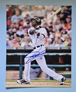 AUSTIN JACKSON AUTOGRAPHED / SIGNED 8x10 PHOTO DETROIT TIGERS FREE SHIPPING 🔥⚾️ - Picture 1 of 2