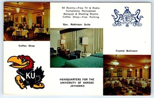 Postal KS Lawrence Hotel Eldridge Multi View B4 - Imagen 1 de 1
