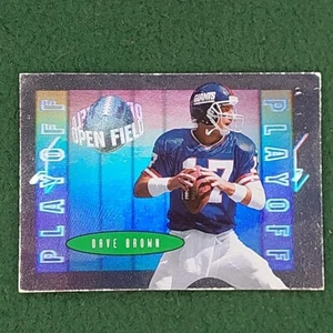 Dave Brown 1996 Playoff Contenders Mini Foil Open Field Football Card #70 - Picture 1 of 14
