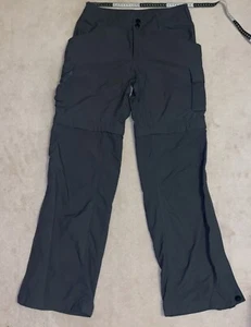 MOUNTAIN DESIGNS Khumbu Womens Olive Zip Off Leg Hiking Cargo Pants Size 10 Vgc - Picture 1 of 8