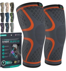 Silicone Knee Sleeve Compression Brace Support Gym Joint Pain ✅XXXL Size✅ - Picture 1 of 2