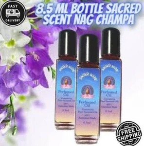 Nag Champa Sacred Scent Perfume 3 x 8.5 ml Bottle Pure Essence Oil - Picture 1 of 4