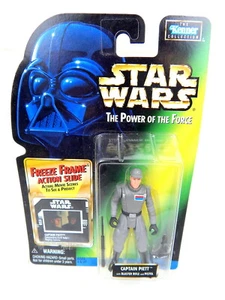 2A Star Wars Captain Piett Actionfigur The Power Of The Force 1977 Kenner MOC - Bild 1 von 2