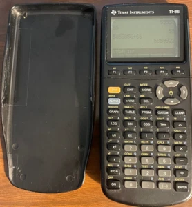 Texas Instruments Ti-86 graphischer Taschenrechner - funktioniert aber hat einen dunklen Bildschirm - Bild 1 von 5