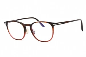 New Tom Ford FT TF5700-B 054 Square Burgundy/Shiny Black Eyeglasses Authentic - Picture 1 of 4