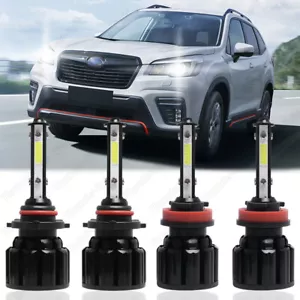 4PCS LED Headlight High Low Beam Bulbs 9005 H11 For Mazda CX-9 2007-2012 - Picture 1 of 12