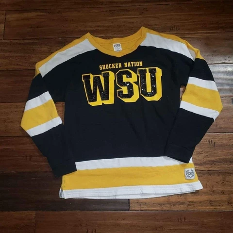Wichita State WSU Pink top, Long Sleeve Small NCAA Collegiate Cover