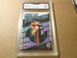 Donruss Great X-Pectations 2019 novato Tyler Herro Heat radiocontrol # 25 grado 10 L@@@K - Imagen 1 de 2