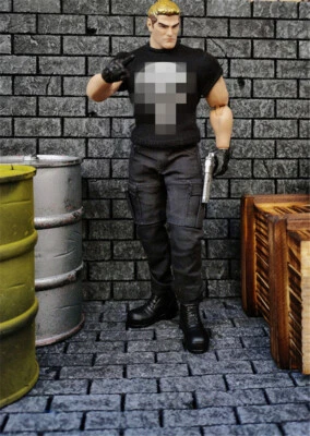 Camiseta 1:12 Pantalones Ropa Conjunto Para Hombre Soldado de Acción Figura Cuerpo Juguete Foto 1 de 4