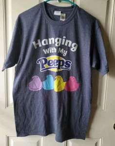 Peeps Easter Hanging With My Peeps T-Shirt Size Medium - Picture 1 of 6