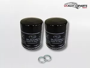 2 PACK - Genuine Subaru Engine Oil Filter & Gasket For Impreza Legacy 2010-2025 - Picture 1 of 5