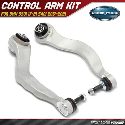 Conjunto de brazo de control delantero inferior delantero y rótula 2 piezas para BMW 530i 17-21 540i Foto 1 de 4