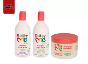 Just For Me Sulfate-Free Shampoo, Conditioner, Soothing Scalp Balm 3PC Set - Picture 1 of 1