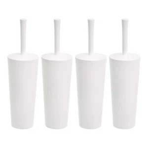 New-Toilet Brush and Holder Set - 4-pack, White (Previously Amazon - Picture 1 of 5