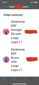 Brodie Smith Disc Golf “Darkhorse ESP Avenger SS” Order Confirmed - Picture 1 of 1