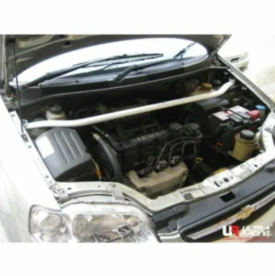 For CHEVROLET AVEO T200 1.5 2WD 2002-2011 Ultra Racing Front Strut Bar (1 HOLE) - Image 1 of 4