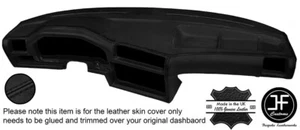 NOIR SURPIQ PLANCHE DE BORD COUVERTURE CUIR POUR BMW 3 E30 1981-1992 STYLE 2 - Afbeelding 1 van 4