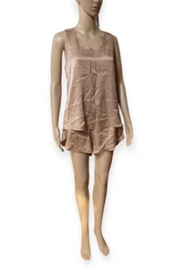 Lunya Washable Pajamas Set SizeM Beige New Shorts - Picture 1 of 4