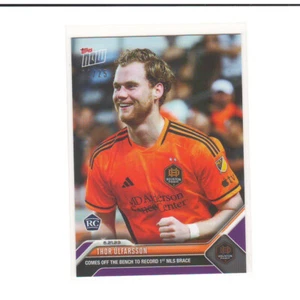 2023 Topps Now MLS #142 Thor Ulfarsson RC Purple 1/25 - Picture 1 of 1