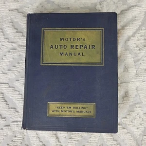 Motors Auto Repair Manual HC 15th Edition 1952 All American Cars 1935-1952 - Picture 1 of 10