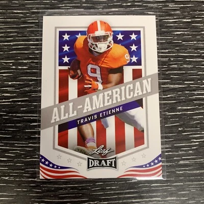2021 Leaf Draft All American Rookie #44 Travis Etienne Jacksonville Jaguars 1BB - Image 1 of 2