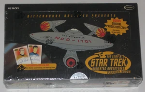 THE COMPLETE STAR TREK ANIMATED ADVENTURES TARJETAS COMERCIALES CAJA SELLADA 1 AUTÓGRAFO - Imagen 1 de 3