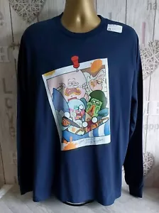 Very Rare Regular Show J.G Quintel Men's XL Good Times At Wing Kingdom Navy Top - Picture 1 of 13