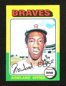1975 Topps BASEBALL MINI #262 ROWLAND OFFICE EXMINT ATLANTA BRAVES (SB1) - Picture 1 of 1