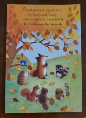 Joyfully Yours DaySpring religious Thanksgiving themed greeting card