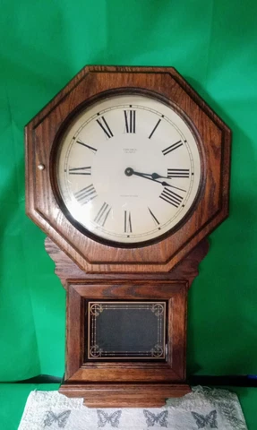 Vintage Verichron Westminster Chime Wood Wall Clock Cover