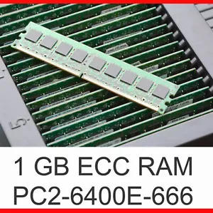 1GB ECC DDR2 Memory F. FSC Econel 50&100 HYS72T12800EU PC2-6400E-666 S85 - Picture 1 of 1